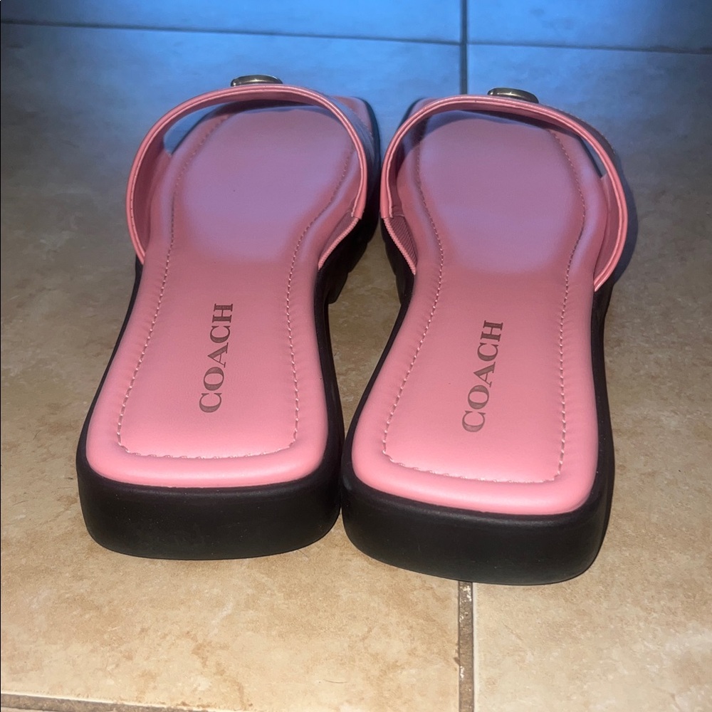 Coach Florence pink sandals - Picture 4 of 7